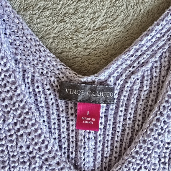 Vince Camuto knit sweater vest size large - Picture 10 of 12